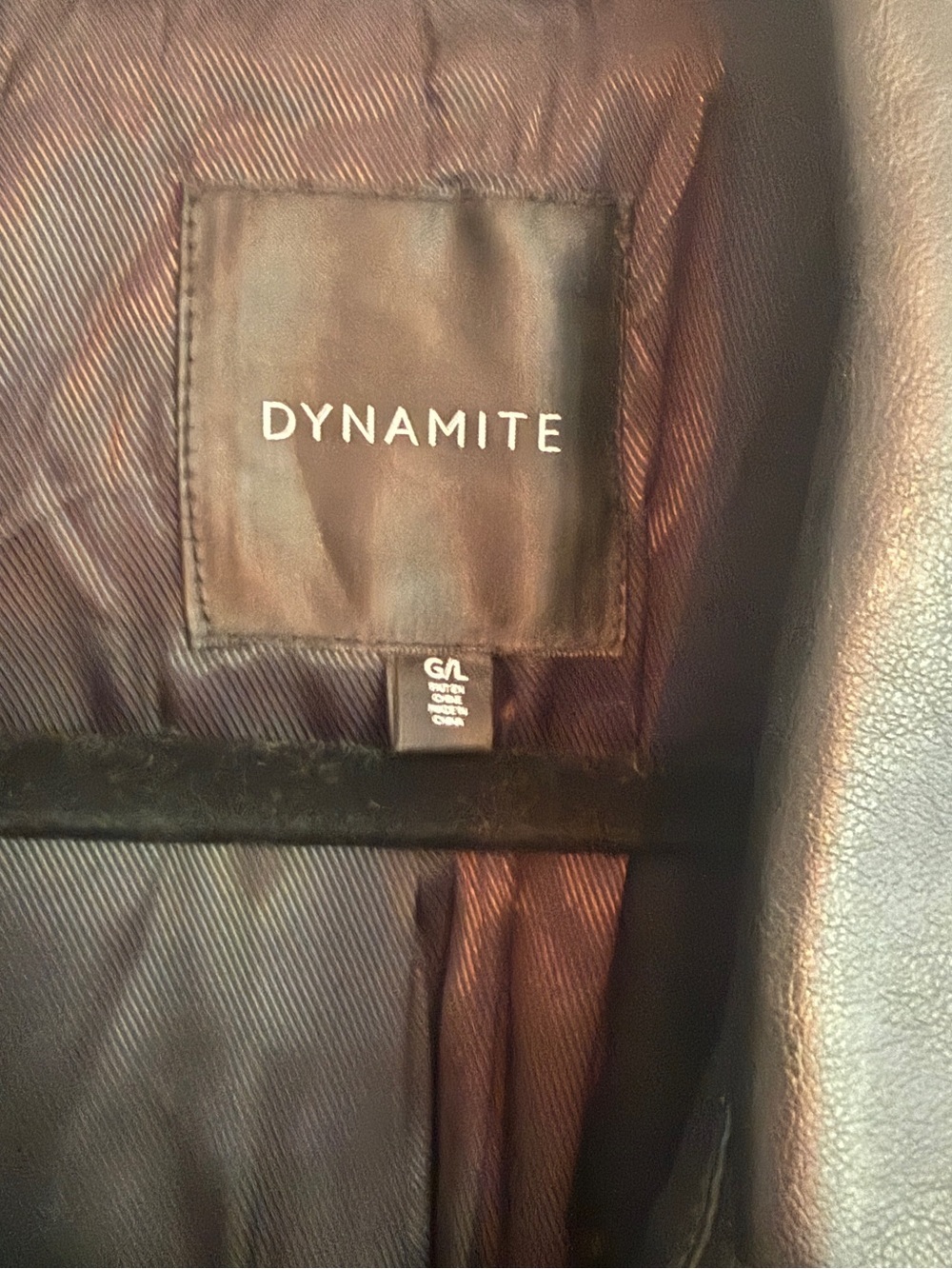 Dynamite Classic Black Long Faux-Leather Trench Coat - Picture 8 of 11